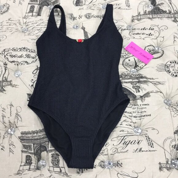 BETSEY JOHNSON SCRUNCH BRUNCH ONE PIECE SWIMSUIT - Picture 5 of 8